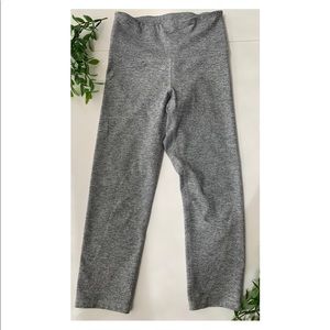 Grey Cropped Workout pants